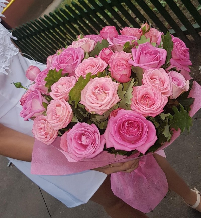 Букет из роз &laquo;Фламенко&raquo;