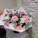 БУКЕТ С ГОРТЕНЗИЕЙ ДИАНА